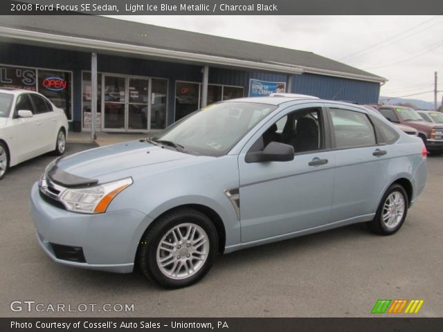 2008 Ford Focus SE Sedan in Light Ice Blue Metallic