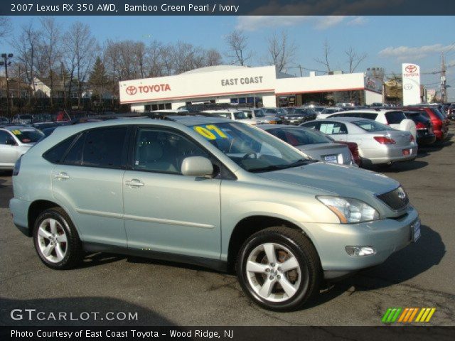 2007 Lexus RX 350 AWD in Bamboo Green Pearl