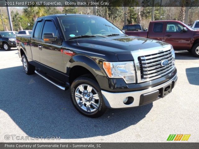 2011 Ford F150 XLT SuperCab in Ebony Black