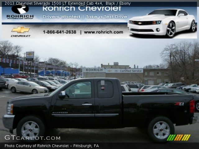 2013 Chevrolet Silverado 1500 LT Extended Cab 4x4 in Black