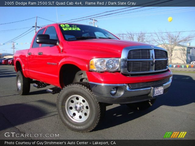 2005 Dodge Ram 2500 SLT Quad Cab 4x4 in Flame Red