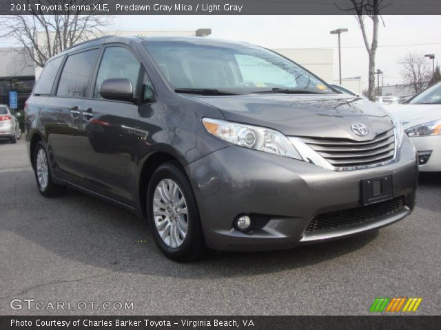 2011 Toyota Sienna XLE in Predawn Gray Mica