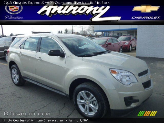 2013 Chevrolet Equinox LS AWD in Champagne Silver Metallic
