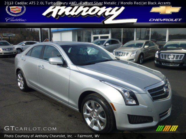2013 Cadillac ATS 2.0L Turbo Luxury AWD in Radiant Silver Metallic