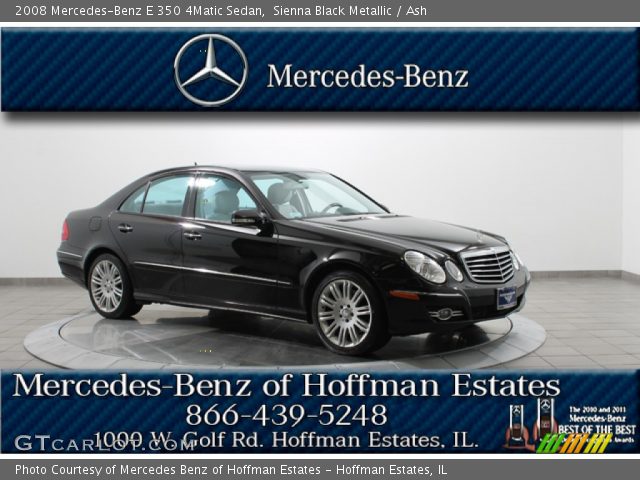 2008 Mercedes-Benz E 350 4Matic Sedan in Sienna Black Metallic