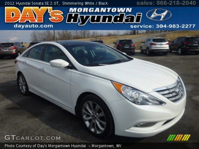 2012 Hyundai Sonata SE 2.0T in Shimmering White