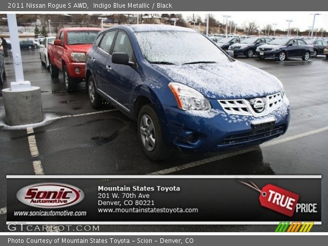 2011 Nissan Rogue S AWD in Indigo Blue Metallic