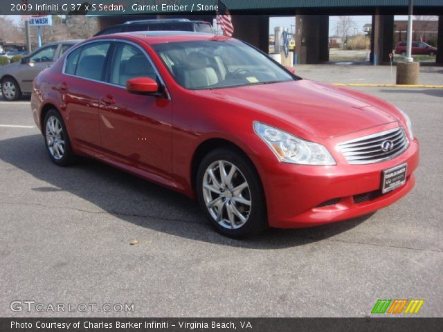 2009 Infiniti G 37 x S Sedan in Garnet Ember