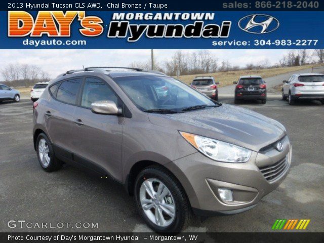 2013 Hyundai Tucson GLS AWD in Chai Bronze
