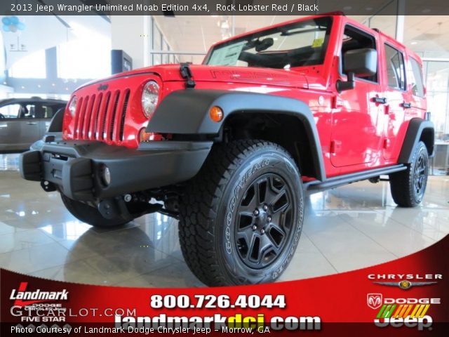 2013 Jeep Wrangler Unlimited Moab Edition 4x4 in Rock Lobster Red