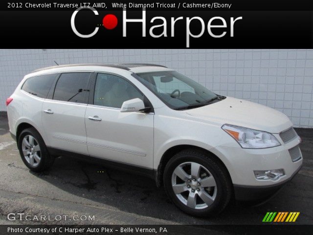 2012 Chevrolet Traverse LTZ AWD in White Diamond Tricoat