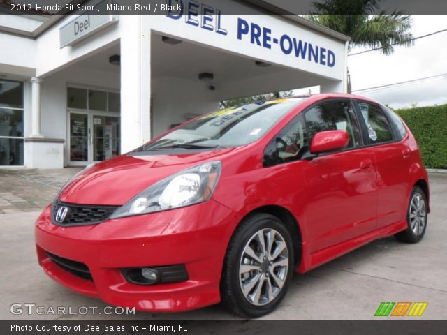 2012 Honda Fit Sport in Milano Red