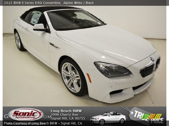 2013 BMW 6 Series 640i Convertible in Alpine White