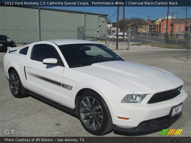 2012 Ford Mustang C/S California Special Coupe in Performance White