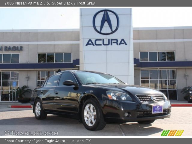 2005 Nissan Altima 2.5 S in Super Black