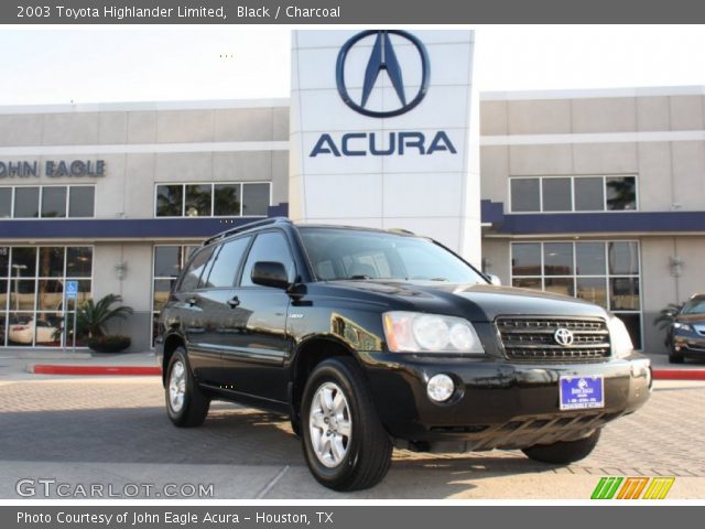 2003 Toyota Highlander Limited in Black