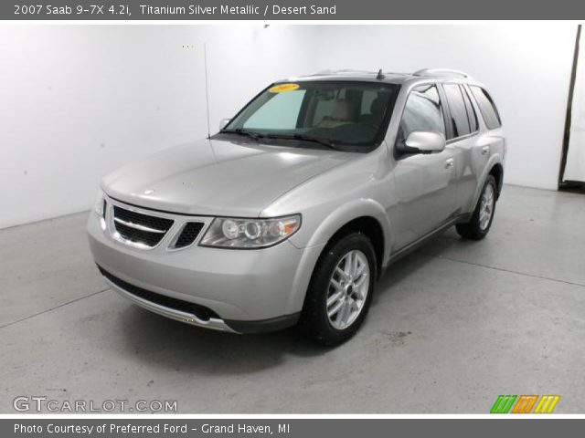 2007 Saab 9-7X 4.2i in Titanium Silver Metallic