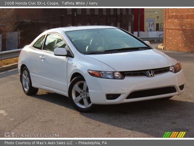 2008 Honda Civic EX-L Coupe in Taffeta White