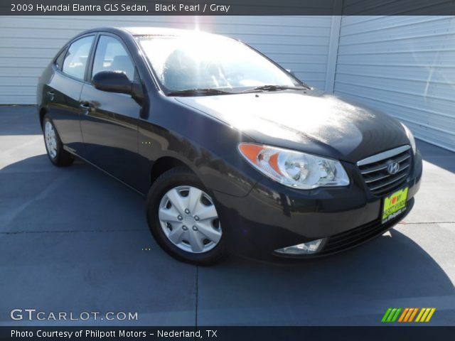 2009 Hyundai Elantra GLS Sedan in Black Pearl