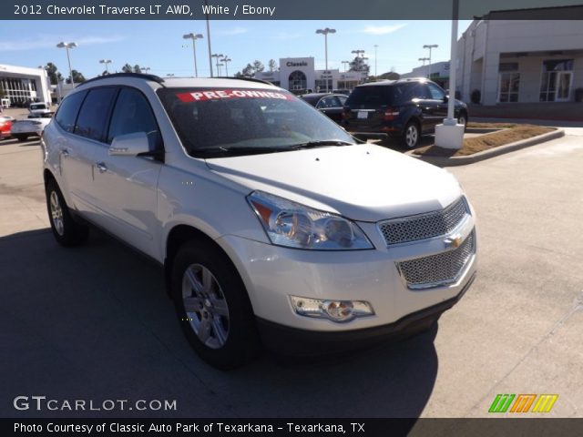 2012 Chevrolet Traverse LT AWD in White