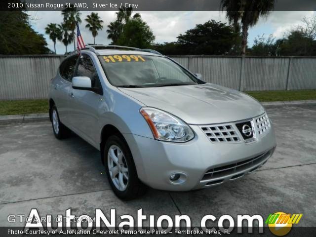2010 Nissan Rogue SL AWD in Silver Ice