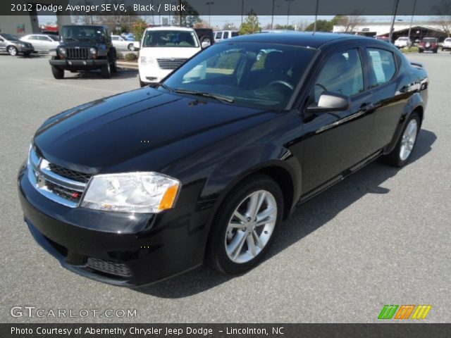 2012 Dodge Avenger SE V6 in Black