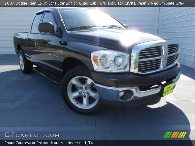 2007 Dodge Ram 1500 Lone Star Edition Quad Cab in Brilliant Black Crystal Pearl