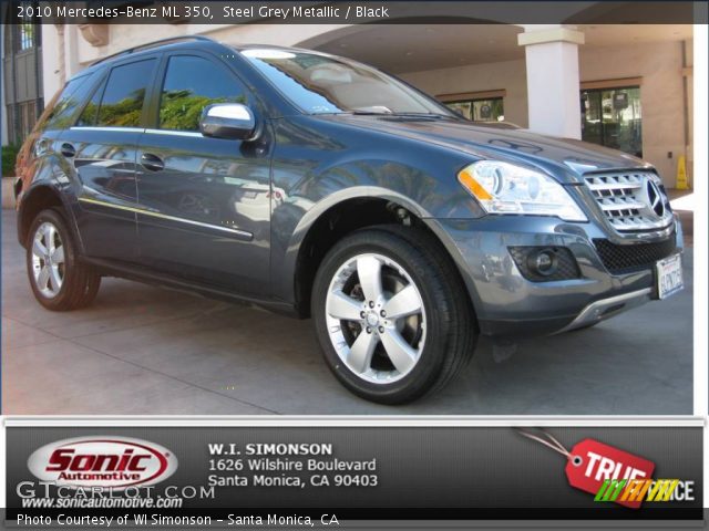 2010 Mercedes-Benz ML 350 in Steel Grey Metallic