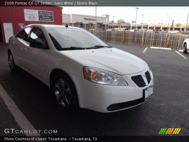 2008 Pontiac G6 GT Sedan in Ivory White