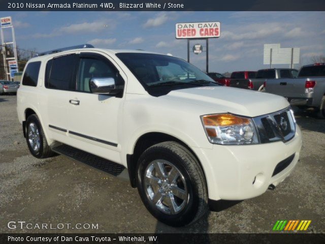 2010 Nissan Armada Platinum 4WD in Blizzard White