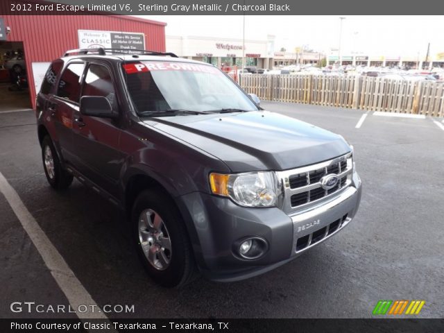 2012 Ford Escape Limited V6 in Sterling Gray Metallic