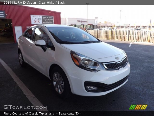2013 Kia Rio EX Sedan in Clear White