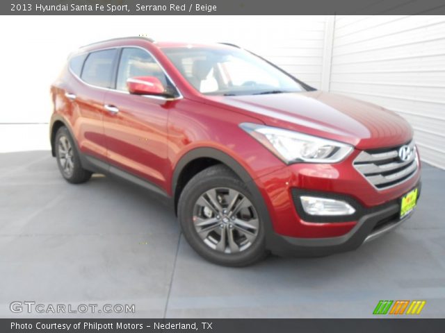 2013 Hyundai Santa Fe Sport in Serrano Red