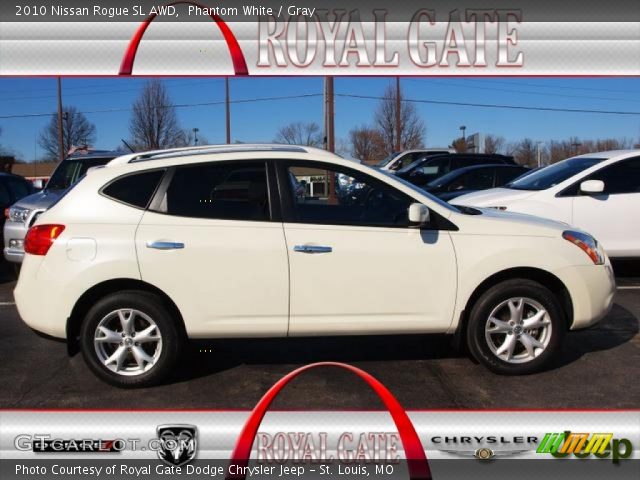 2010 Nissan Rogue SL AWD in Phantom White