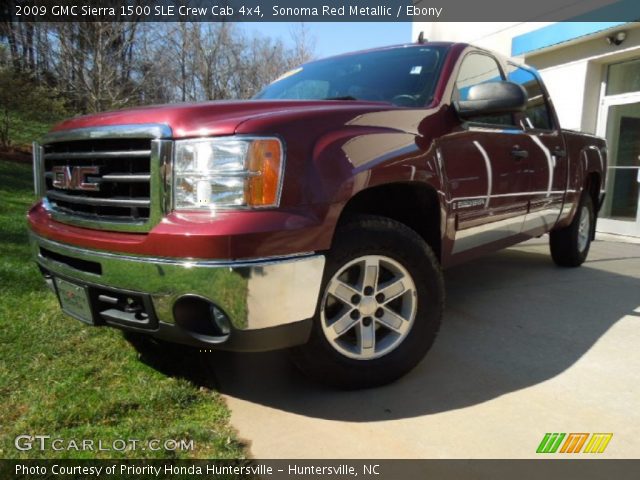 2009 GMC Sierra 1500 SLE Crew Cab 4x4 in Sonoma Red Metallic