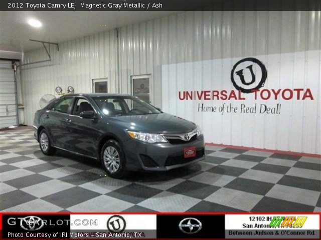 2012 Toyota Camry LE in Magnetic Gray Metallic