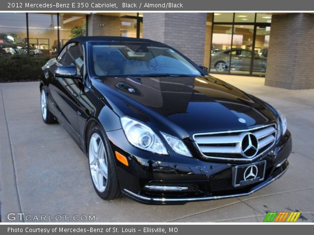 2012 Mercedes-Benz E 350 Cabriolet in Black
