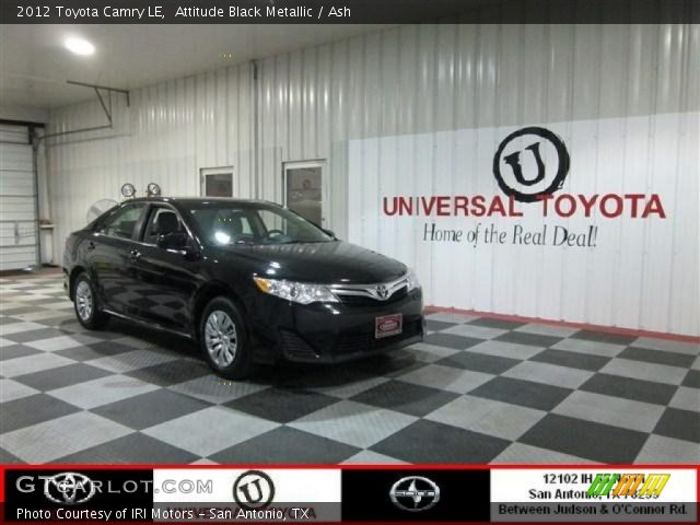 2012 Toyota Camry LE in Attitude Black Metallic