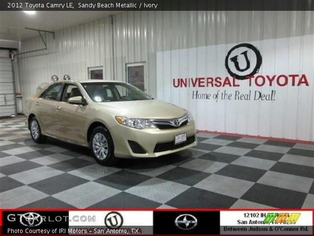 2012 Toyota Camry LE in Sandy Beach Metallic