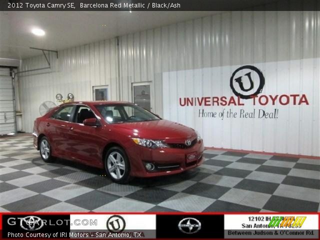 2012 Toyota Camry SE in Barcelona Red Metallic