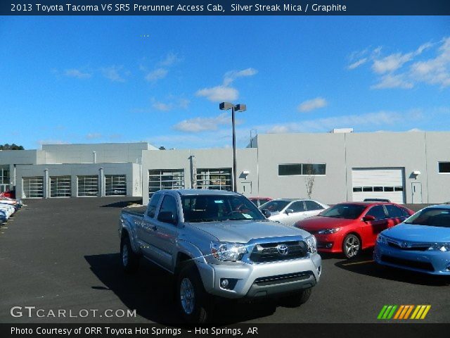 2013 Toyota Tacoma V6 SR5 Prerunner Access Cab in Silver Streak Mica