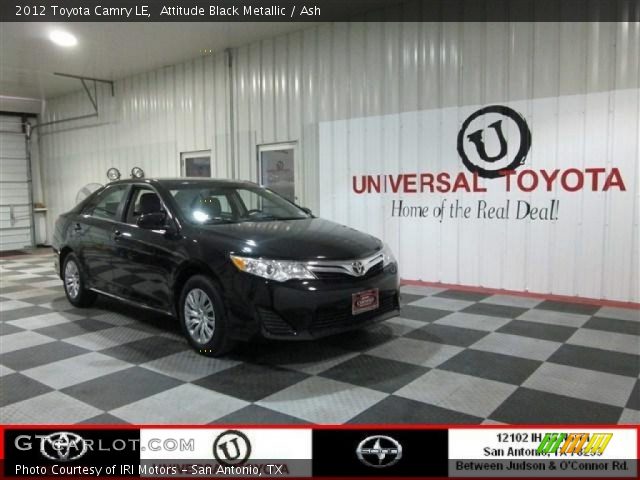 2012 Toyota Camry LE in Attitude Black Metallic