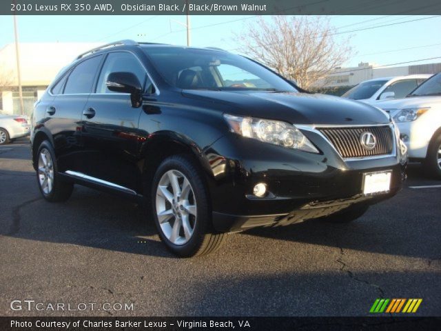 2010 Lexus RX 350 AWD in Obsidian Black