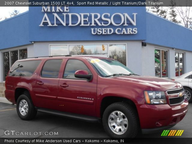 2007 Chevrolet Suburban 1500 LT 4x4 in Sport Red Metallic