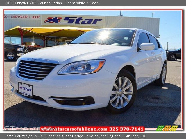 2012 Chrysler 200 Touring Sedan in Bright White