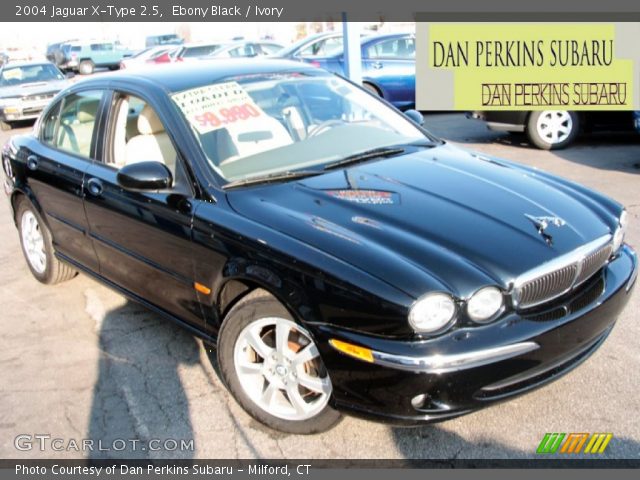 2004 Jaguar X-Type 2.5 in Ebony Black