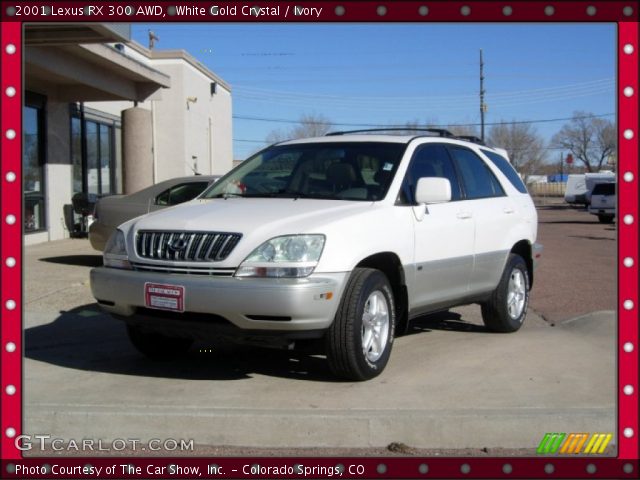 2001 Lexus RX 300 AWD in White Gold Crystal