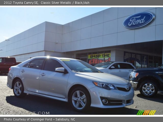 2012 Toyota Camry SE in Classic Silver Metallic