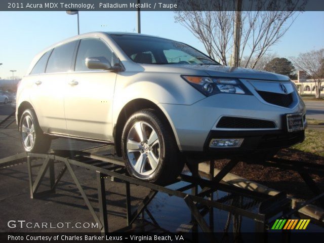 2011 Acura MDX Technology in Palladium Metallic