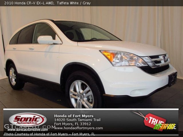 2010 Honda CR-V EX-L AWD in Taffeta White